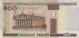 500 RUBLES 2000 BELARUS Paper Money Banknote #PK609 - Lokale Ausgaben