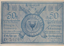 50 PFENNIG Stadt FÜSSEN Bavaria UNC DEUTSCHLAND Notgeld Banknote #PH338 - Lokale Ausgaben