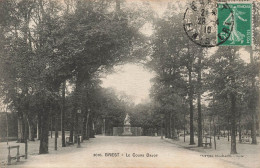 FRANCE - Brest - Vue Sur Cours Dajot - Statue - Vue Générale - Carte Postale Ancienne - Brest