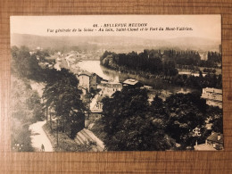  BELLEVUE MEUDON Vue Générale De La Seine Au Loin, Saint Cloud Et Le Fort Du Mont Valérien  - Meudon