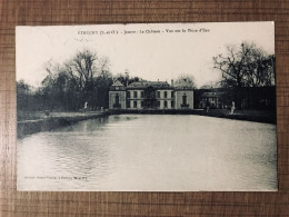  ETRECHY Jeurre Le Chateau Vue Sur La Pièce D'eau  - Etrechy