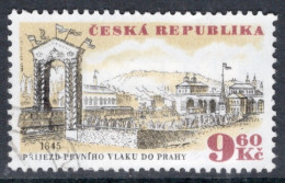 Czech Republic 1995 Single Stamp For The 150th Anniversary Of The Railway Connection Olomouc-Prague In Fine Used - Usados