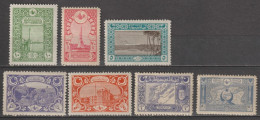 1917 - TURQUIE - SERIE COMPLETE YVERT N°572/578 * MH - - Unused Stamps
