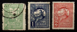 ROUMANIE   -  1916  . Y&T N° 237 - 243 * -  245  Oblitérés. - Used Stamps