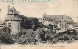 FRANCE - Vannes - Vue Sur La Tour Du Connétable - Les Remparts Et La Cathédrale - Vue Générale - Carte Postale Ancienne - Vannes