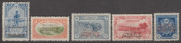 1919 - TURQUIE - YVERT N°583+587+591+592+594 * MH - COTE = 600 EUR ! - Neufs