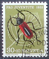 Schweiz Suisse Pro Juventute 1953: Bockkäfer Zu WI 151 Mi 591 Yv 542 ⊙ WERTZEICHEN BERN 5.XII.53 (Zumstein CHF 12.00) - Used Stamps