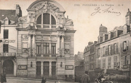 FRANCE - Fougères - Vue Sur Le Théâtre - Vue Générale - Face à L'entrée - Animé - Carte Postale Ancienne - Fougeres