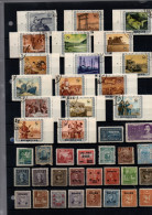 CHINA ASIA SMALL COLLECTION STAMPS USED, MH, MNH ON STOCK CARD - Other & Unclassified