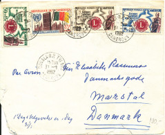 Cameroun Cover/FDC Sent To Denmark 31-1-1962 Single Franked Cover Damaged By Opening - Cartas & Documentos