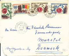 Cameroun Cover/FDC Sent To Denmark 31-1-1962 Single Franked Cover Damaged By Opening - Storia Postale