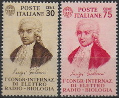 1934 Italia Luigi Galvani 2v. MNH Sassone N. 364/65 - Sonstige & Ohne Zuordnung