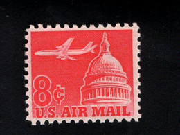 203521615 1963 (XX) SCOTT C64A POSTFRIS MINT NEVER HINGED JETLINER OVER CAPITOL - AIRPLANE - 3b. 1961-... Nuovi