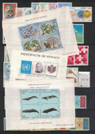 Monaco - Année 1993 Complète - Neuve SANS Charnière - 59 Timbres Du 1854 à 1914 - Complete MNH Year 1993 - Années Complètes