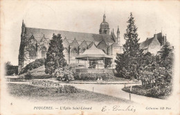 FRANCE - Fougères - Vue Sur L'église Saint Léonard - Vue Générale - Collections N D Phot - Carte Postale Ancienne - Fougeres