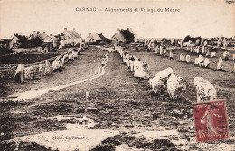 FRANCE - Carnac - Alignements Et Village Du Ménec - Des Maisons Derrières - Vue Générale - Carte Postale Ancienne - Carnac