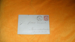 LETTRE ANCIENNE DE 1868../ C OU O. F. BAESSLER ALTENBURG..CACHETS POUR ?...+ TIMBRE EIN GROSCHEN..NORDDEUTSCHER.. - Storia Postale