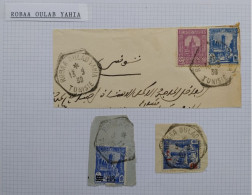 Tunisie Lot Timbre Oblitération Choisies    Robba Oulab Yahia   Dont Fragment  Voir - Used Stamps