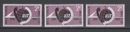 COB 1333-CU1 Et CU2 ** Neuf Sans Charnière Double Méridien Central Et Sans Méridien Central - 1961-1990