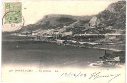 CPA Carte Postale Italie Monte Carlo Vue Générale  1903 VM79733 - Monte-Carlo