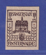 Lokalausg. Finsterwalde 1946 Wiederaufbau Mi.-Nr. 6 Yy Dünnes Papier ** Gpr. BPP - Postfris