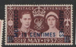 Morocco Agencies French  1937  SG 229  Coronation  Mounted Mint - Bureaux Au Maroc / Tanger (...-1958)