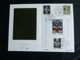 1969 1519/22 Vitraux D'art Sur Feuillet ECHOPHIL FIRST DAY CARD - 1961-1970