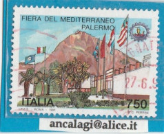 USATI ITALIA 1996 - Ref.0744 "FIERA DI PALERMO" 1 Val. - - 1991-00: Afgestempeld