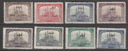 1922 - TURQUIE - ANNEE COMPLETE YVERT N°654/661 * MLH - COTE = 130 EUR - Neufs