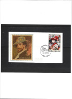 1711 - FDC Soie - James Ensor - Artiste Peintre - 1971-1980