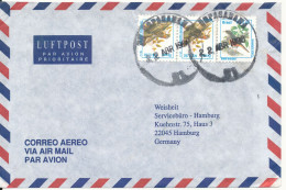 Brazil Air Mail Cover Sent To Germany 22-4-1996 Topic Stamps BIRDS - Luftpost