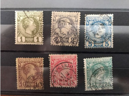 N°1 à 6 Oblitérés  Cote 290€ Avec De Belles Oblitérations - Used Stamps