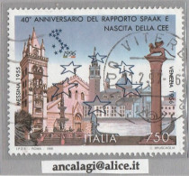 USATI ITALIA 1996 - Ref.0746A "NASCITA DELLA CEE" 1 Val. - - 1991-00: Afgestempeld