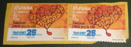 Spanje - Michel - 4940 - 2015 - Gebruikt - Onafgeweekt- Cancelled On Paper- 25 Jaar Nationale Transplantatie-organisatie - Used Stamps