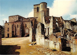 ORADOUR SUR GLANE L Eglise Ou Furent Brules Par Les Nazis Pres De 500 Femmes Et Enfants 29(scan Recto-verso) MA1328 - Oradour Sur Glane