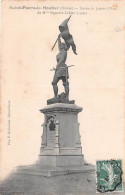 SAINT PIERRE LE MOUTIER Statue De Jeanne D Arc 20(scan Recto-verso) MA1348 - Saint Pierre Le Moutier