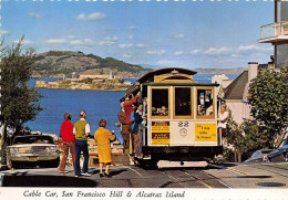 SAN FRANCISCO CALIFORNIA Cable Car San Francisco Hill Et Alcatraz Island 19(scan Recto-verso) MA1371 - San Francisco