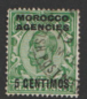 Morocco Agencies Spanish 1912  SG 126  5c  Fine Used - Morocco Agencies / Tangier (...-1958)