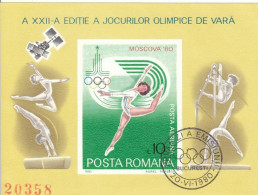 ROMANIA Block 172,used - Blocs-feuillets