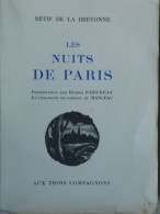 Les Nuits De Paris,  Rétif De La Bretonne, Illustrations De Patrick De Mancea - 1901-1940