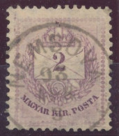1881. Colour Number Krajcar 2kr Stamp, NEMSOVA - ...-1867 Prefilatelia