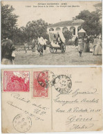 Guinée France AOF Wedding Noces Coupè Des Marié Carte 27nov1910 Dakar Senegal C10 + Lega Navale Italiana Label C1 - Cartas & Documentos