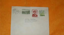 ENVELOPPE ANCIENNE DE 1963../ CACHETS REYKJAVIK ISLANDE POUR SAINT OUEN + TIMBRES X3 - Covers & Documents