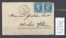 Algérie - Lettre De Jemmapes - GC5035 - 1864 - Pour Arles - 1849-1876: Periodo Classico
