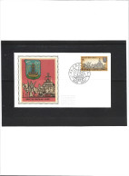 1721 - FDC Soie - Gent - La Koninklijke Soevereine Hoofdkamer Van Retorika De Fonteine (1448) - 1971-1980