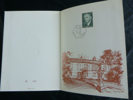 1967 1419 FDC ECHOPHIL FIRST DAY CARD ( BRUXS )  : Robert Schuman "Pére De L'Europe" - 1961-1970
