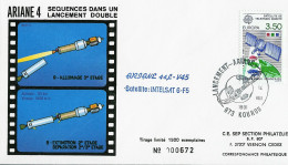 Espace 1991 08 15 - SEP - Ariane V45 - Enveloppe - Europe
