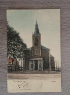 Peruwelz : L église : Carte Dos Non Divisé, Envoyée En 1904 - Peruwelz