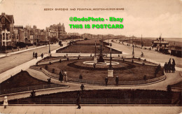 R393923 Beech Gardens And Fountain. Weston Super Mare. C. P. C. London. 1914 - Andere & Zonder Classificatie