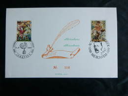 1967 1425 & 1426 FDC ECHOPHIL FIRST (Merchtem & Jemappes) :  " Fondation Charles Plisnier & Stichting Lodewijk De Raet " - 1961-1970